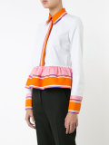 peplum hem blouse