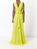 long length empire line dress