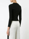 Seamless Rib Corset Sweater