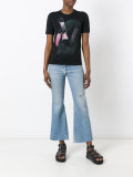 flamingo print T-shirt