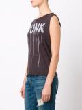 'Punk' sleeveless destroyed shirt