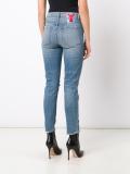 hi-rise buttoned jeans