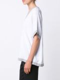 v-neck 'Cocoon' T-shirt