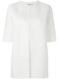 three-quarter sleeve coat