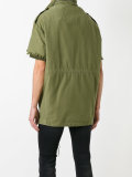 high neck shortsleeved jacket