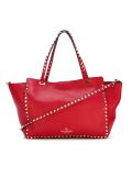 'Rockstud'梯形手提包