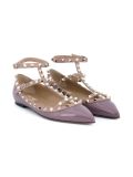 'Rockstud'平底鞋