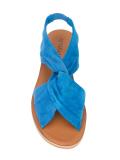 crossover front flat sandals