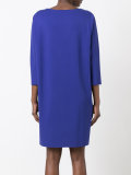 three-quarters sleeve shift dress