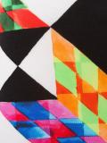 geometric print dress