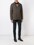 zipped padded jacket