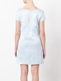 floral jacquard dress
