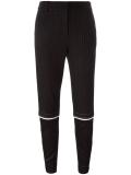 tapered pinstripe trousers
