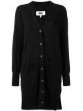 loose-fit elongated cardigan
