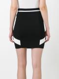 Lightning bolt mini skirt