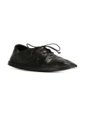 distressed lace-up shoes
