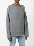 raw edge jumper