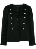 double-breasted military jacket