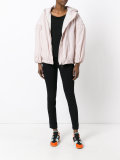 cropped hooded jacket