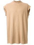 cropped sleeve T-shirt