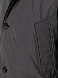 hooded buttoned jacket