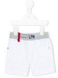 contrast waistband shorts