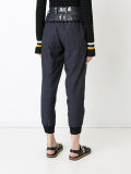 plaid cropped trousers