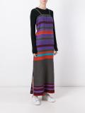 striped maxi dress