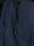 drawstring waist parka