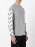 sleeve panel sweatshirt 