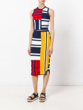 cropped patchwork tank 