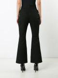 flared high-waist jeans