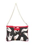 printed shoulder bag