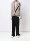 shearling vest