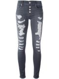 distressed skinny jeans