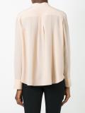 pleated yoke blouse