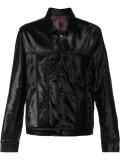 'trash' calfskin jacket