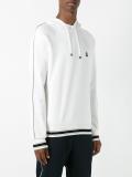 embroidered crown hoodie