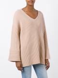 flared sleeve jumper 