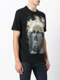 Einstein statue print T-shirt