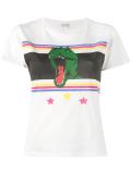 Short Sleeved T-Shirt with Dinosaur Print