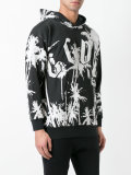 palm tree print hoodie