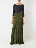 long knitted skirt