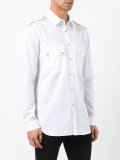 military slim-fit shirt