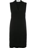 V-neck shift dress