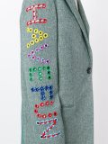 have fun eyelet detail coat