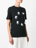 swallow print T-shirt