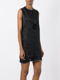 embellished creased dress