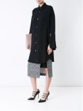 'Georgette' slashed cuff shirt
