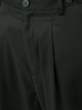 pleat detail cropped trousers